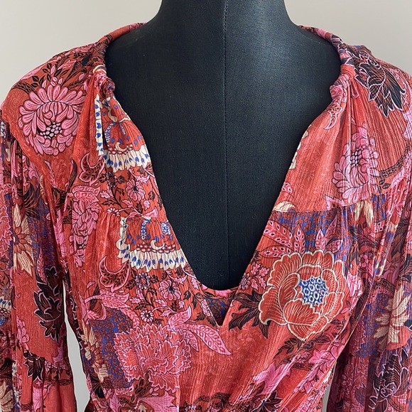 Brand new! A.L.C Long sleeve silk blend minidress - Picture 3 of 7